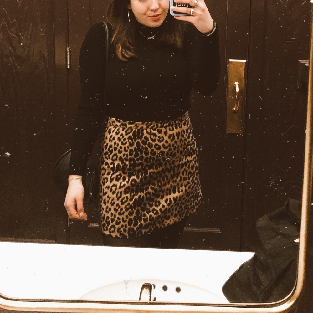 Zara Cheetah Print Skirt